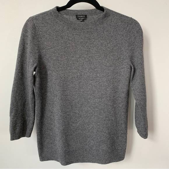 Talbots Sweaters - Talbots Gray Pure Cashmere Sweater Size S